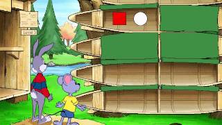 Reader Rabbit Kindergarten  Part 13 Canoe Match Flashlights [upl. by Araf128]