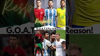 Ronaldo Messi Neymar Deserve Respect shorts [upl. by Ellora]