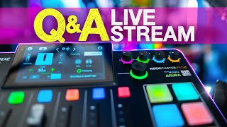 🔴 RODECaster Pro II Live Walkthrough QampA [upl. by Estel]