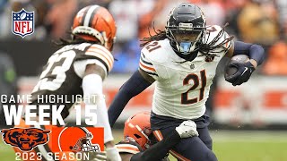 Chicago Bears vs Cleveland Browns  2023 Week 15 Game Highlights [upl. by Amla531]