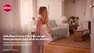 Protect your family with Absa Instant Life cover​ [upl. by Nyrek120]