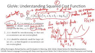 GloVe Squared Error Cost Function in Hindi [upl. by Ecam684]