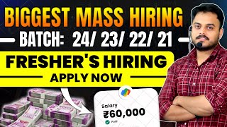 15 Biggest Hiring  2025 2024 2023 2022 2021  Dont Miss it  APPLY NOW [upl. by Elga]