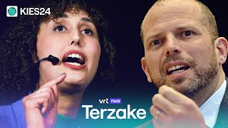 KIES24 Theo Francken NVA en Nadia Naji Groen in debat over mobiliteit [upl. by Sigfried762]