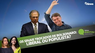 BOLSONARO AFIRMA COMPROMISSO LIBERAL MAS SINALIZA COM AGENDA POPULISTA [upl. by Odiug]