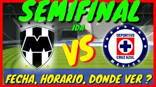 MONTERREY VS CRUZ AZUL SEMIFINALES LIGUILLA LIGA MX CLAUSURA 2024 [upl. by Naltiak]