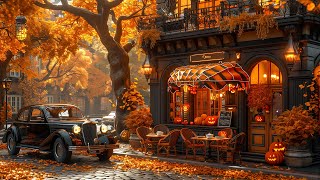 Smooth Jazz Music by the Coffee Shop That Makes You Feel Positive and Relaxing  Fall Jazz Playlist [upl. by Nyleuqaj479]