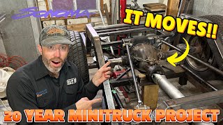 The 4Link Suspension is IN  20 Year Mini Truck Project Ep 11 [upl. by Aneev263]