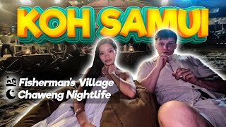 Hidden GEMS in Koh Samui Fishermans Village and Chawengs Night Scene [upl. by Norreht]