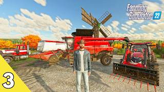 Day 3 of The Most Relaxing Playthrough Ever  White Farm  Farming Simulator 22 [upl. by Aitnahs]