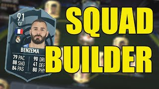 FIFA 22 INSANE POTM BENZEMA 350k and 800k SQUAD BUILDER [upl. by Tab]