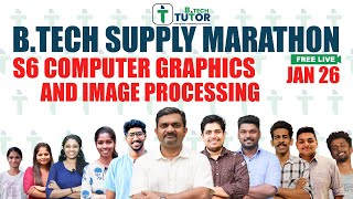 KTU BTECH CSE S6 COMPUTER GRAPHICS AND IMAGE PROCESSING [upl. by Tijnar]