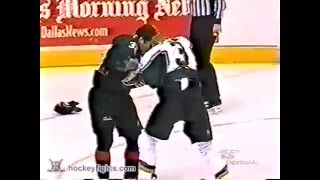 Brad May vs John Erskine Feb 21 2003 [upl. by Warila]