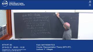 Representation Theory MTHRT Lecture 8 [upl. by Britteny501]