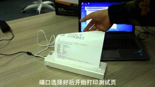 A4 portable thermal Printer VIDEO [upl. by Magdalen]