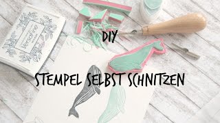 DIY  Stempel selber machen germandeutsch [upl. by Darnoc526]