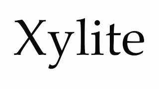 How to Pronounce Xylite [upl. by Danit590]