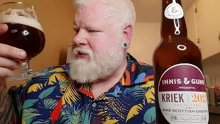 Innis And Gunn Kriek  Albino Rhino Beer Review [upl. by Matthiew]