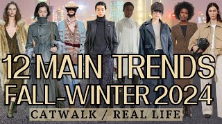 12 Main Fashion Trends FallWinter 2024 [upl. by Thant]