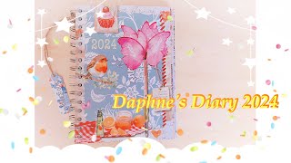 【紙物好き】Daphnes Diary 2024 [upl. by Athalia]