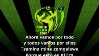 Waka Waka Esto Es Africa  Shakira Lyrics [upl. by Ordnazil]