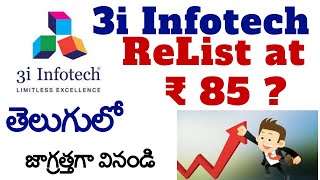 3i infotech share value after relist  3i infotech relist date  3i infotech relist news latest [upl. by Evy]