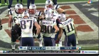 Edelman Concussion Hit in Superbowl XLIX [upl. by Llemaj]