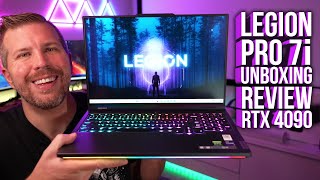 Legion Pro 7i Unboxing Review RTX 4090 10 Game Benchmarks Cinebench R23 Timespy Display Test [upl. by Sanburn]