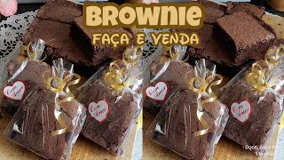 LUCRE MUITO COM BROWNIE FAÇA E VENDA BROWNIE MUITO FÁCIL DE PREPARAR [upl. by Enaitsirhc977]