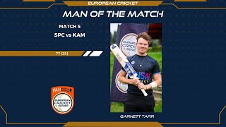 GO TIME Garnett Tarr seventy five off twenty five balls at FanCode ECS Netherlands Capelle [upl. by Koslo355]