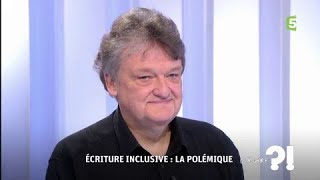 Ecriture inclusive  la polémique cadire 16112017 [upl. by Ephrayim]