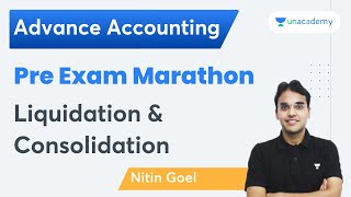 Pre Exam Marathon  Liquidation and Consolidation  Advanced Accounts  Nitin Goel Intermediate Pro [upl. by Ayn100]