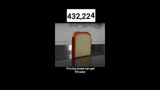 PROVING BREAD CAN GET 1M SUBS🍞🥐🥪🥖 [upl. by Wilinski925]