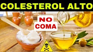 9 Alimentos PROHIBIDOS Para EL COLESTEROL ALTO y 5 MEJORES Para BAJAR EL COLESTEROL [upl. by Eisnyl259]