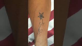 how to make tattoo with pen  trishul tattoo [upl. by Jordana]