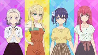 Kanojo mo Kanojo Season 2 Opening Full『Romantic ni Koi shitai』by Hikari Kodama [upl. by Gittle]