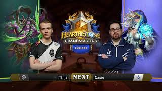 Thijs vs Casie  Semifinal  Hearthstone Grandmasters Europe 2020 Season 2  Playoffs [upl. by Dutchman]