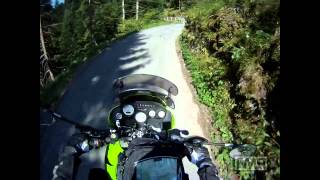 LANZENPASS 1552m  italy  triumph tiger 955i  2014 [upl. by Lemuela]