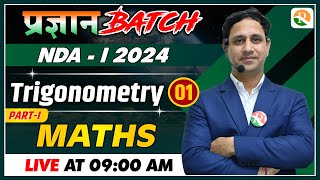 Trigonometry 01 for nda  NDA Maths Classes  NDA Maths Preparation 2024  NDA syllabus 2024  NDA [upl. by Eneirda]