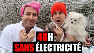 Vivre SANS ÉLECTRICITÉ pendant 48H TEMPÊTE DE VERGLAS  CARL ISAAC VLOG [upl. by Aihceyt]