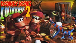 Donkey Kong Country 2 Diddys Kong Quest  Full Game 102 Walkthrough [upl. by Aibara]