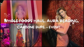 Whole Foods haul Carbone Pasta Dupe 5 Sens perfume launch event Getting my Aura Read amp more [upl. by Egon]