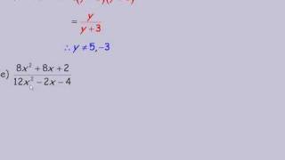 Simplifying Rational Expressions Part 2 [upl. by Woodcock260]