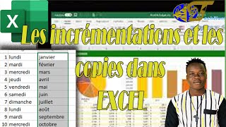 Comment faire et comment fonctionnent les incrémentations et les copies dans Excel [upl. by Ennailuj]