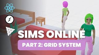 Multiplayer Game Tutorial with R3F amp Socketio Grid System [upl. by Gotthelf]