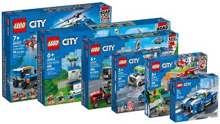 All LEGO City Police Sets 2022 CompilationCollection Speed Build [upl. by Altis]