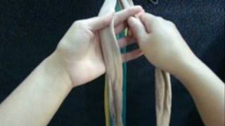 2strand rope braid technique [upl. by Ahtela393]