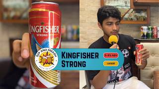 Daily Beer Review – Kingfisher Strong  500ml Can Chug amp Rating  58 ABV [upl. by Dez]