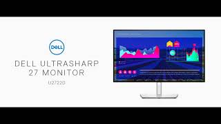 Dell U2722D  27inch QHD 2560 x 1440 169 UltraSharp Monitor with Comfortview Plus 60Hz [upl. by Henry]