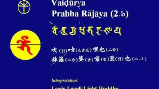 Learning of Chanting Medicine Buddha Mantra in Sanskrit 〔Fangshan Stone Canon〕 [upl. by Sommers754]